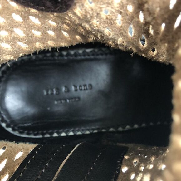 rag n bone block heel ankle boots - Picture 6 of 8